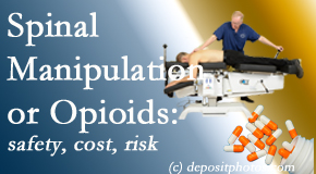 Young Chiropractic shares new comparison studies of the safety, cost, and effectiveness in reducing the need for further care of chronic low back pain: opioid vs spinal manipulation treatments.