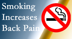 Young Chiropractic explains that smoking heightens the pain experience especially spine pain and headache.