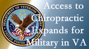 Easley chiropractic care helps relieve spine pain and back pain for many locals, and its availability for veterans and military personnel increases in the VA to help more. 