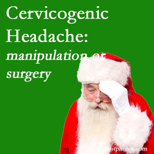 The Easley chiropractic manipulation and mobilization show benefit for relieving cervicogenic headache as an option to surgery for its relief.
