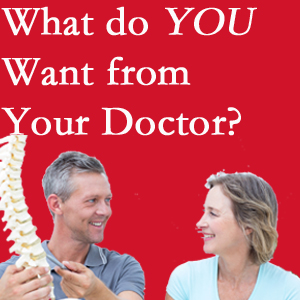 Easley chiropractic at Young Chiropractic includes examination, diagnosis, treatment, and listening!