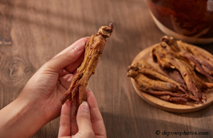 Easley chiropractic nutrition tip: picture of red ginseng for anti-aging and anti-inflammatory pain
