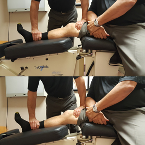 picture Easley chiropractic distraction treatment for knee pain